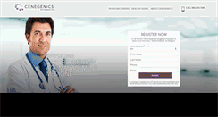 Desktop Screenshot of cenegenicsphysicians.com